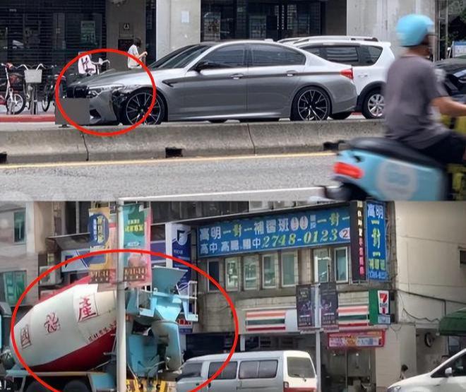 突发！阮经天开豪车与水泥车碰撞车头稀碎本人露面状态惹争议(图3)