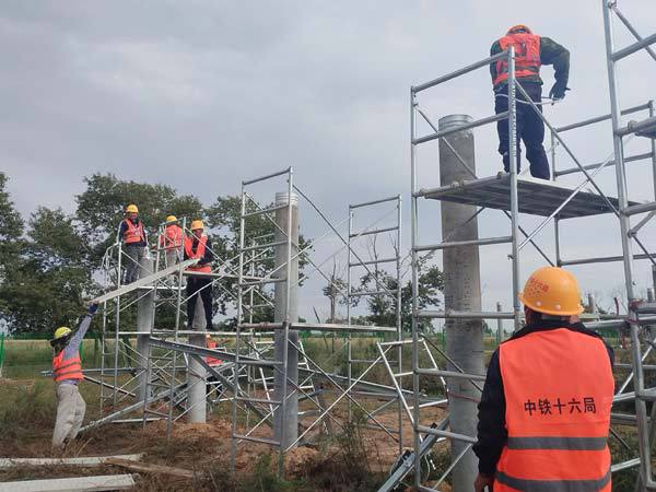 拉满施工“进度条”康保县500MW光储项目“加速跑”(图2)