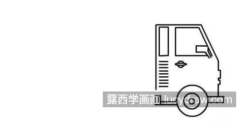 工地水泥车简笔画图片大全彩色水泥车简笔画儿童画怎么画