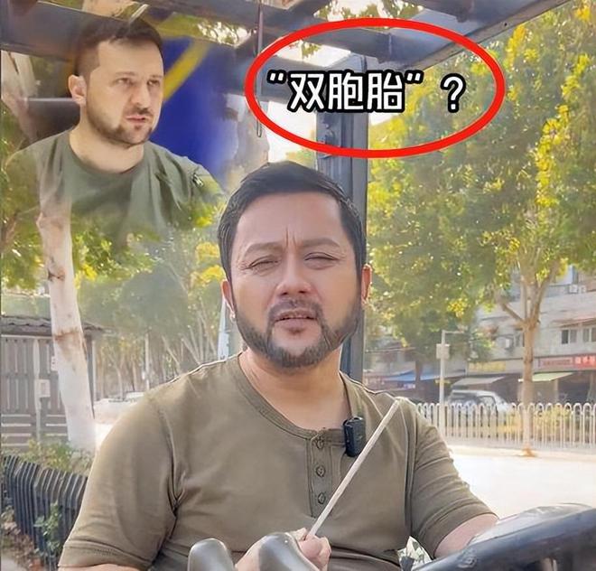 湖北大叔撞脸泽连斯基走红自称是叉车司机网友：快投降吧！(图3)