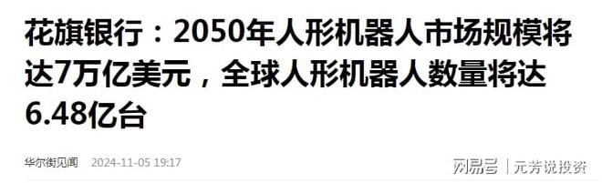 宇树人形机器人闪亮春晚十大核心供应商解密！10倍股或批量诞生(图11)