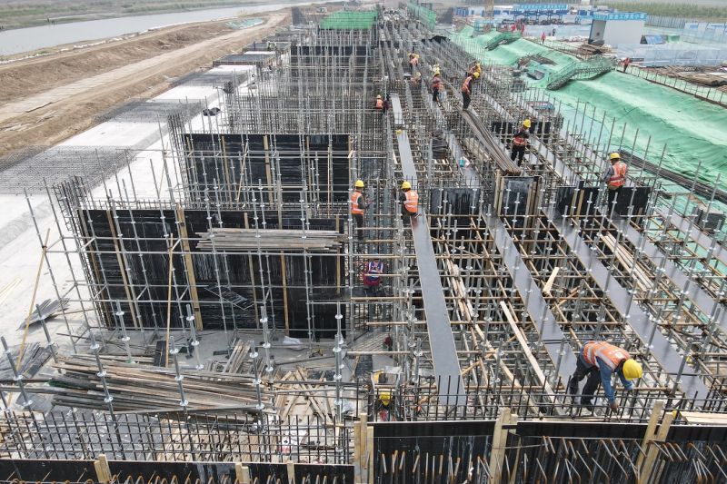 天津重点水利工程跑出建设“加速度”