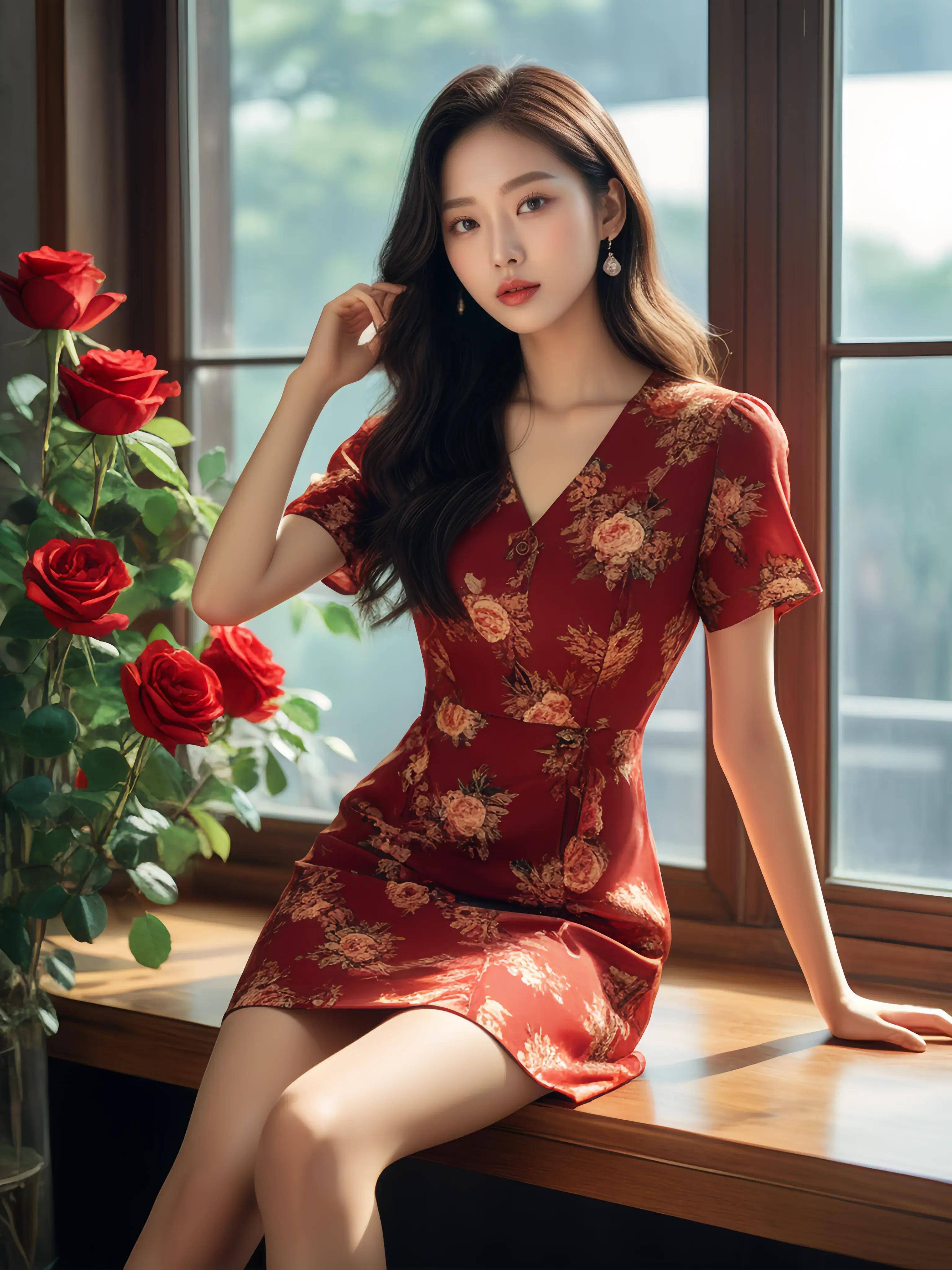 美女把腿张开看光