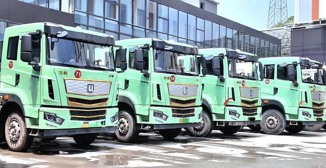 商砼运输车更优选：40台远程醇氢电动搅拌车5年省下1500万！(图9)