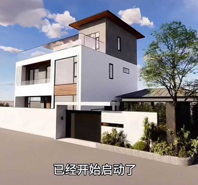 施工方老总介绍全妹家的乡村别墅建造情况并亲自监督施工(图3)