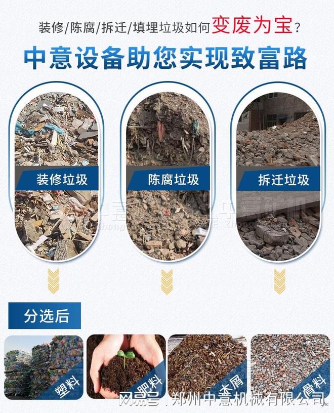 装修垃圾分拣设备装修垃圾(图3)