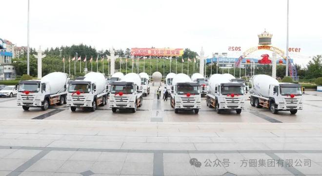 BICES2025展商风采：方圆混凝土搅拌运输车批量出口圭亚那(图1)