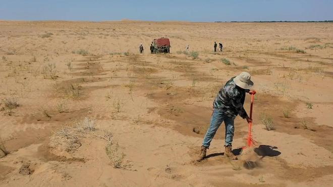 一天“吞”掉40亩沙漠？中国发明的“吞沙巨兽”已在甘肃启用！(图13)