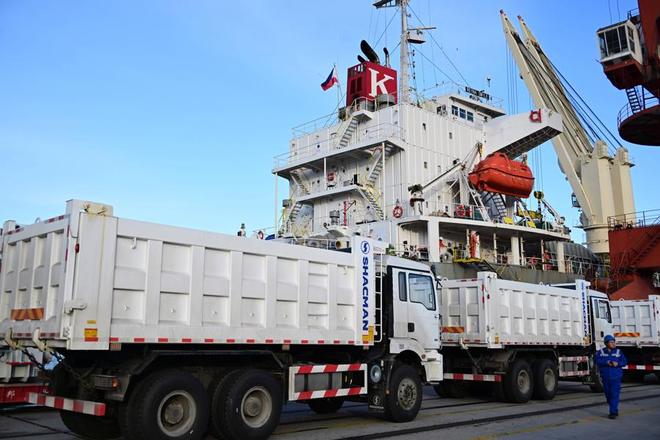 为“中国制造”架设出海绿色通道百余辆国产工程车启航菲律宾(图3)