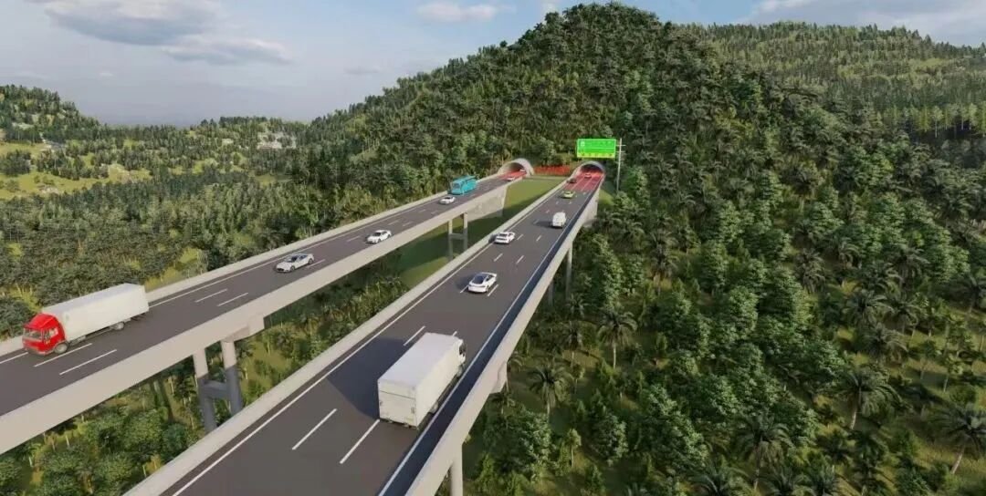 加速！G98环岛高速大三亚段扩容工程有新进展