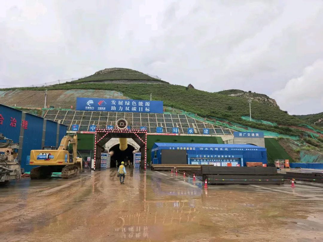 辽宁朝阳抽水蓄能电站项目国庆攻坚忙(图2)