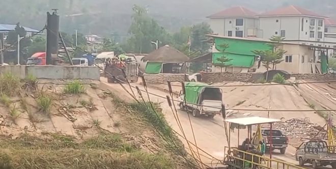 缅泰边境战火未熄泰国加强戒备集装箱货车通行受限(图2)